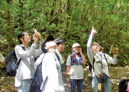 世界自然遺産の価値や相違点学ぶ　屋久島、奄美大島、徳之島　3島の高校生が体験交流