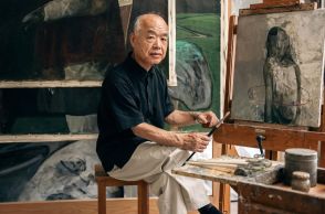 川俣「羽山の森美術館」で国見町出身の油絵画家・村上伸栄さんの個展
