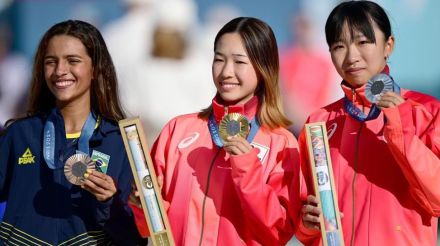 【パリ五輪】 日本勢が相次ぎメダル獲得　スケボー女子やフェンシング男子など金3個、銀2個