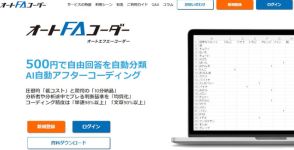 アンケート自由回答のAI自動アフターコーディングサービスの提供開始