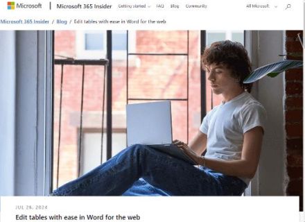 Web版「Word」のややこしい表編集が改善 ～直感的な操作が可能に