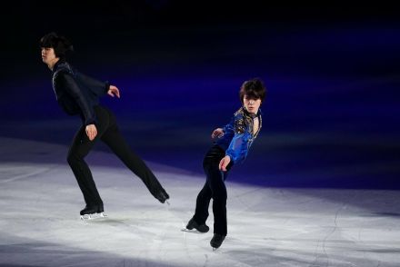 宇野昌磨、平昌五輪フリー『トゥーランドット』を蘇らせるコラボを披露　プロとして臨んだ「THE ICE2024」