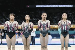 体操日本女子、「やったるぞ！」円陣で気合５位で決勝進出　オーダーミスのハプニング動じず「（宮田）笙子ちゃんの思いも乗せて」【パリオリンピック】