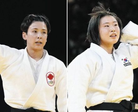 柔道女子57キロ級決勝は韓国・許海実とカナダ・出口クリスタの日本ハーフ対決に【パリオリンピック】