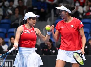 青山修子／柴原瑛菜がルーマニアペアを下して日本勢の初勝利をマーク [2024パリ五輪テニス競技]