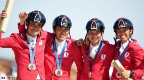 馬術で92年ぶり快挙!総合馬術団体が銅メダル獲得　日本勢の表彰台は“バロン西”以来、団体では初【パリ五輪】