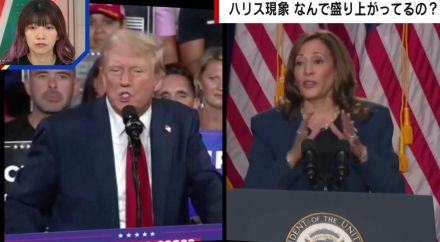 “ハリス現象”で盛り上がるアメリカ大統領選 識者は「現状はトランプ氏が有利」との見方