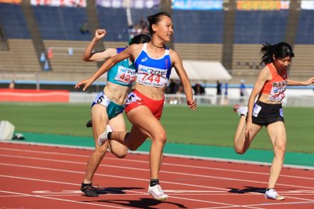 【陸上】“三度目の正直”で小針陽葉が女子100m初V 度重なる故障経て「楽しんだ先に結果がついてくると」／福岡IH