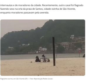 《ブラジル》人気ビーチで公然と性交渉＝目の前に子ども、SNSで拡散