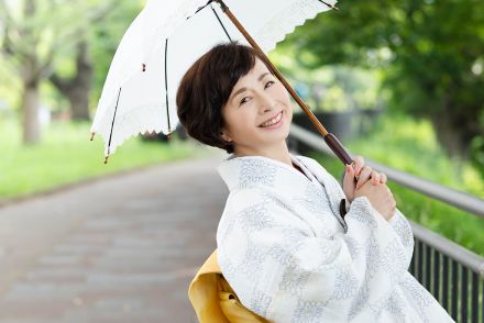 阿川佐和子さん「夏きもの挑戦宣言」再び！