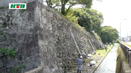 お城がスッキリ　五島でボランティアが清掃活動【長崎】