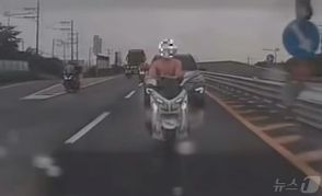 パンツ一丁でバイクを危険運転…韓国の10代を捜査