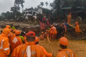 インド南部で土砂災害、63人死亡