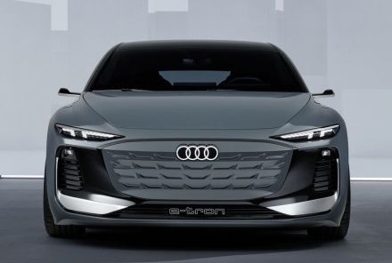 アウディ『A6 e-tron』、7月31日デビューが決定…浮かび上がる2つのボディ