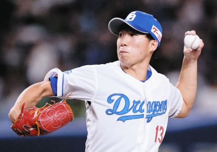 中日・橋本侑樹、１イニング無失点　連打浴びるも宮本を空振り三振、村上を一ゴロ「左バッターには打たれないようにと意識」