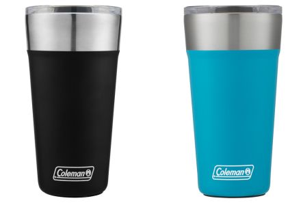 コールマン、保冷用「ステンレスタンブラー 20oz」限定発売。ブラック/カリビアンの2色