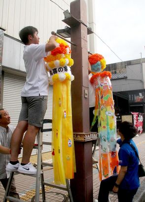 七夕飾り街彩る　8月2日から一関夏まつり