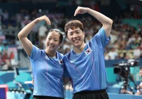 ＜パリ五輪＞申裕斌がやり遂げた…韓国、五輪卓球メダルは１２年ぶり