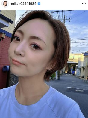 みかん、“ハンサムショート”に大胆イメチェン！「土屋アンナさんソックリ」「綺麗すぎます…」と話題