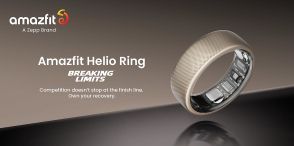 Amazfit初のスマートリング「Helio Ring」　スマートウォッチは値下げ