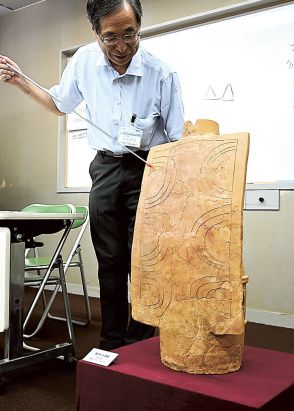 古墳の埴輪は「盾持ち人」　磐田・甑塚、1959年出土　東海4県で初　「畿内と交流」示す