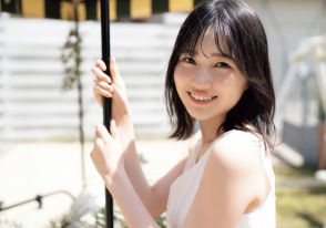 櫻坂46・的野美青、『グラビアチャンピオン』裏表紙&巻末特集登場「爽やか的野をチェックして」