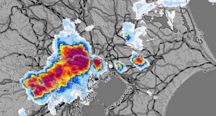 埼玉と東京で記録的短時間大雨相次ぐ　浸水と洪水の危険度急激に上昇