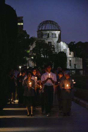 平和の灯に鎮魂の祈り、広島　原爆の日を前に