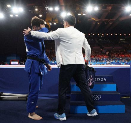 場内ブーイング騒然90キロ級決勝　村尾の内股に鈴木監督「映像で見ましたけど、今回の五輪に関しては…」