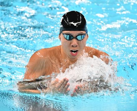 渡辺一平が男子200メートル平泳ぎで6位　花車優は5位【パリ五輪】