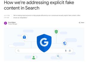 Google、検索結果からディープフェイク画像を排除する複数の対策