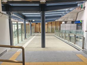 マカオLRTタイパ線と横琴線の乗換駅の接続通路が完成