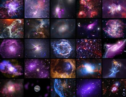 NASAがX線宇宙望遠鏡「チャンドラ」の打ち上げ25周年記念画像を公開