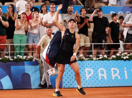 パリ五輪テニス競技5日目が終了、元世界1位ケルバーは女子シングルス準々決勝惜敗で現役生活に終止符