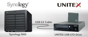 アスク、Synology製NASにUNITEX製LTOドライブをセットにしたNASデータバックアップソリューションを提供開始