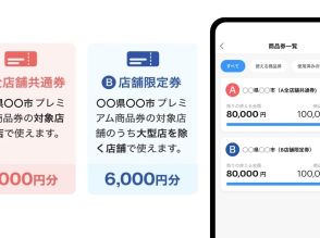 「PayPay商品券」、利用対象店舗が異なる2種類の商品券の同時発行が可能に