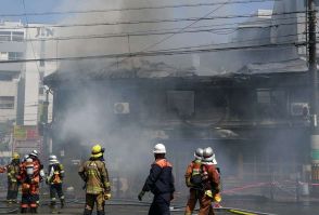 JR鶴橋駅近くの喫茶店で火災、70代女性がやけどの軽傷