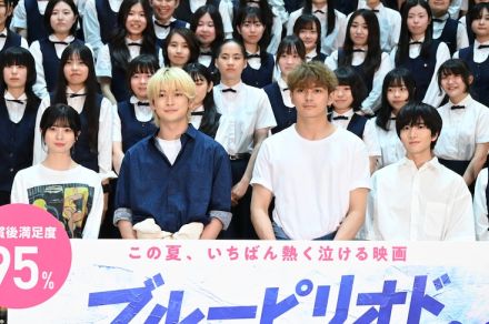 【イベントレポート】「ブルーピリオド」眞栄田郷敦が学生の言葉に「自信ついた」、板垣李光人は画材トーク