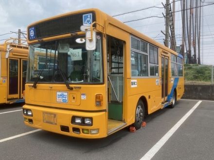 路線バス7台を売却へ 20年あまり走行した日産ディーゼル車 鹿児島市交通局