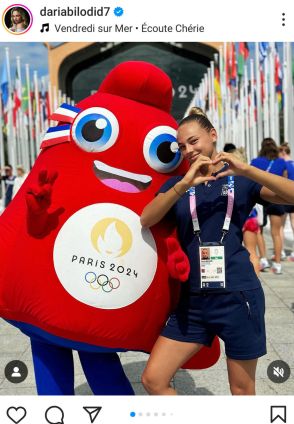 【柔道】「オリンピックで最も美しいスター」ビロディドが“フランスのアイドル”と笑顔２ショット