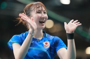 早田ひな、闘志を高ぶる「明日勝つために３年間やってきた」　過去未勝利の世界１位・孫穎莎との準決勝へ闘志…パリ五輪