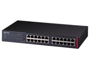 バッファロー、1000BASE-T対応レイヤ2アンマネージドスイッチの24ポートモデル「BS-GU2224」