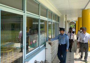 旧帰還困難区域の学校に侵入する動画が拡散　警戒強化　福島・双葉