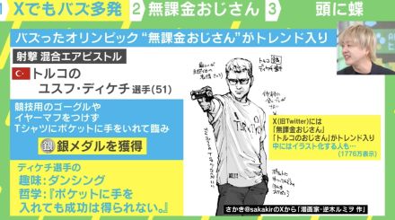 パリで話題の“無課金おじさん”が気になる！ 趣味・哲学は？ バズったのは韓国選手のおかげ？