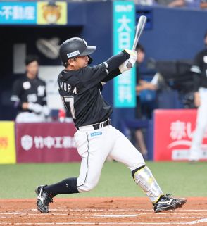 【ロッテ】田村が先制の２点適時二塁打「追い込まれていたので、割り切って打ちに行きました」