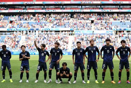 U-23日本代表、同点ゴールが取り消し　前半40分に細谷がネット揺らすもVARで覆る