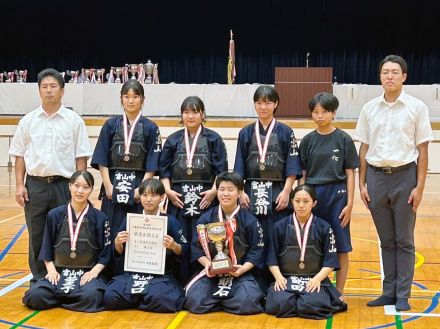 富山（女子）が3位で関東へ　館山（男子）も出場権勝ち取る　中学総体剣道（千葉県）