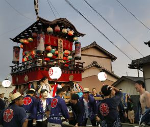 宵宮は山車が練り歩く　大淀祇園祭　海上渡御や花火きょう本日　三重・明和