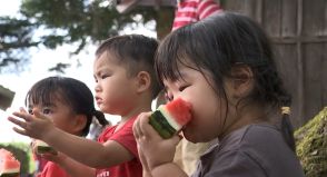 「幻のスイカ」買い求め行列　丹波篠山市で恒例の「スイカ祭」／兵庫県