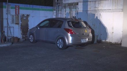 高齢の男女が乗った軽乗用車が電柱に衝突し横転　2人が意識不明の重体　山梨・身延町